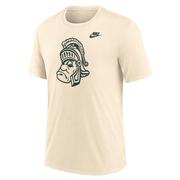  Michigan State Nike Legacy Primary Logo Triblend Tee