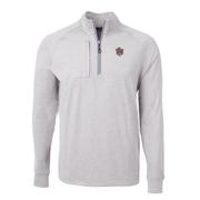  Lsu Cutter & Buck Vault Sailor Adapt Eco Knit Heather 1/4 Zip Pullover