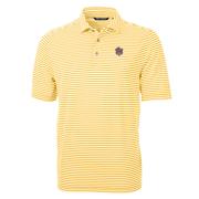  Lsu Cutter And Buck Vault Sailor Striped Virtue Eco Pique Polo