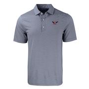  Auburn Cutter & Buck Vault Eagle A Forge Eco Double Stripe Stretch Recycled Polo