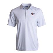  Auburn Cutter & Buck Vault Eagle A Pike Eco Pebble Print Stretch Recycled Polo