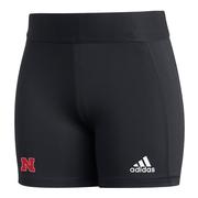  Nebraska Adidas Women's Alphaskin Tight Shorts