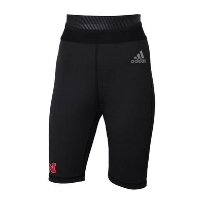 Nebraska Adidas Women's 7 inch Biker Shorts