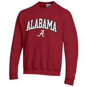  Alabama Champion Applique Arch Over Logo Crew