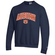  Auburn Champion Applique Arch Over Logo Crew