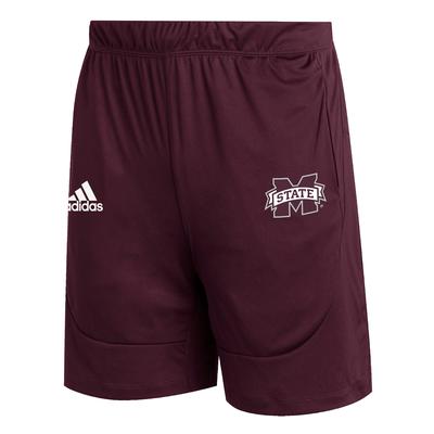 Mississippi State Adidas Men's Sideline Knit Shorts