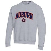  Auburn Champion Applique Arch Over Logo Crew