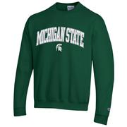  Michigan State Champion Applique Arch Over Logo Crew