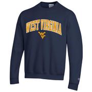  West Virginia Champion Applique Arch Over Logo Creww