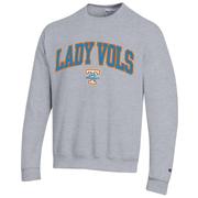  Tennessee Lady Vols Champion Applique Arch Over Logo Crew