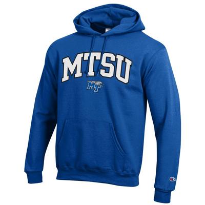 MTSU Champion Applique Arch Over Logo Hoodie