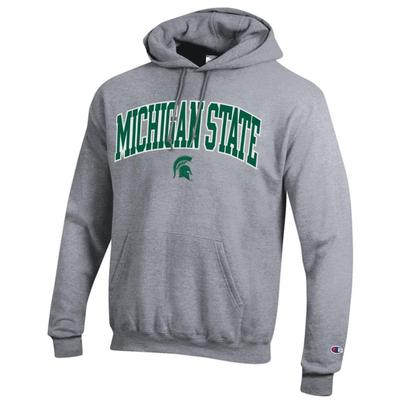 Michigan State Champion Applique Arch Over Logo Hoodie