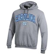  Unc Champion Applique Arch Over Logo Hoodie