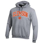  Clemson Champion Applique Arch Over Logo Hoodie