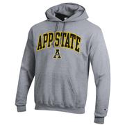  App State Champion Applique Arch Over Logo Hoodie