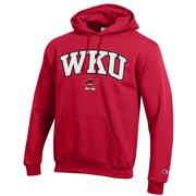  Western Kentucky Champion Applique Arch Over Logo Hoodie