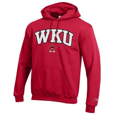 Western Kentucky Champion Applique Arch Over Logo Hoodie