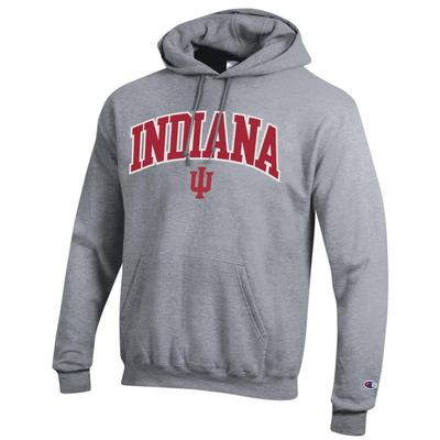 Indiana Champion Applique Arch Over Logo Hoodie