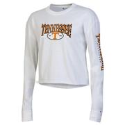  Tennessee Champion Women's Boyfriend Cropped Long Sleeve Tee