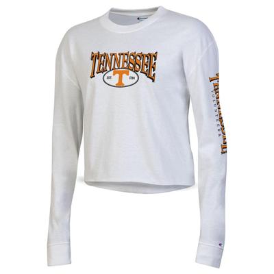 Tennessee Champion Women's Boyfriend Cropped Long Sleeve Tee