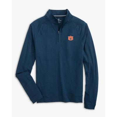 Auburn Southern Tide Cruiser Heather 1/4 Zip