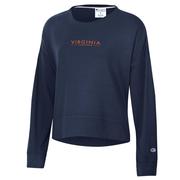  Virginia Champion Women's Sueded Touch Embroidered Crew