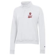  Indiana Champion Women's Logo Line Script Powerblend 1/4 Zip