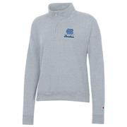  Unc Champion Women's Logo Line Script Powerblend 1/4 Zip