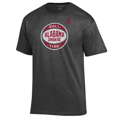 Alabama Champion Logo Distressed Basketball Tee