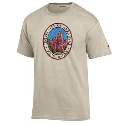 Arkansas Champion Campus Landmark Oval Tee