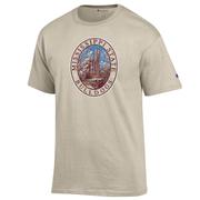  Mississippi State Champion Campus Landmark Oval Tee