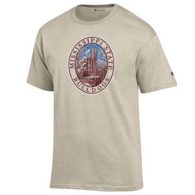 Mississippi State Champion Campus Landmark Oval Tee