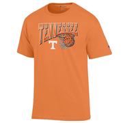  Tennessee Champion Wordmark Basketball Net Logo Tee