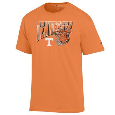 Tennessee Champion Wordmark Basketball Net Logo Tee