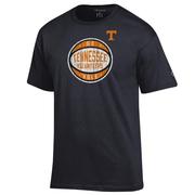  Tennessee Champion Logo Distressed Basketball Tee