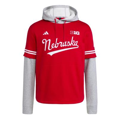 Nebraska Adidas Jersey Hoodie