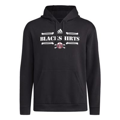 Nebraska Adidas Blackshirts Fleece Hoodie