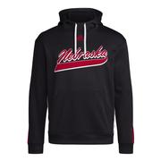  Nebraska Adidas Sideline Travel Pullover Hoodie