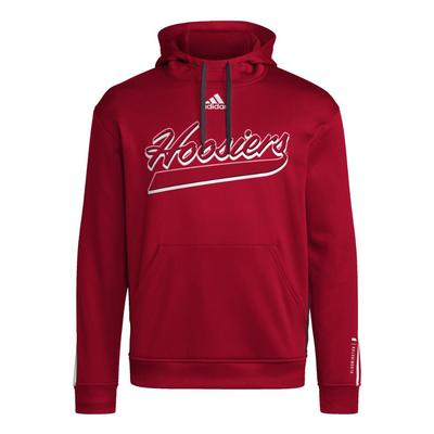 Indiana Adidas Sideline Travel Pullover Hoodie