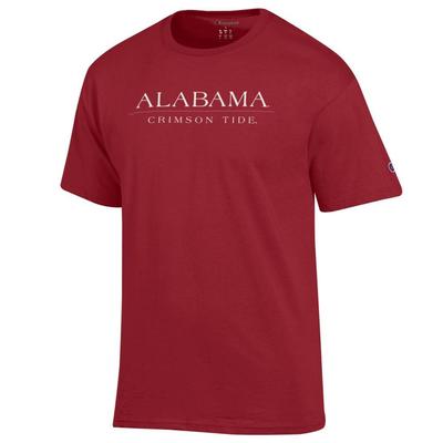 Alabama Champion Women's Straight Wordmark Tee