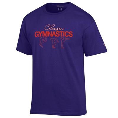 Clemson Champion Women's Gymnastics Stack Tee