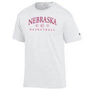  Nebraska Champion Women's Arch Basketball Tee