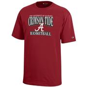  Alabama Champion Youth Wordmark Logo Basketball Tee