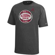  Alabama Champion Youth Logo Distressed Basketball Tee