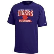  Clemson Champion Youth Wordmark Logo Basketball Tee