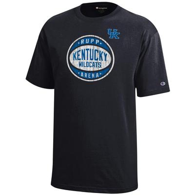 Kentucky Champion YOUTH Logo Distressed Basketball Tee