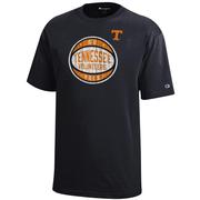  Tennessee Champion Youth Logo Distressed Basketball Tee