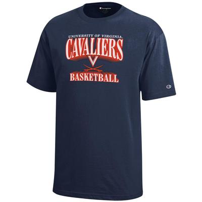 Virginia Champion YOUTH Wordmark Logo Basketball Tee