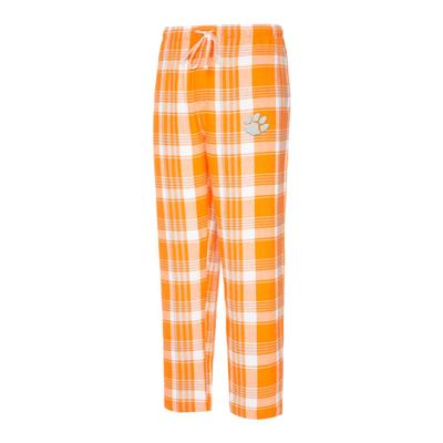 Clemson Concepts Sport Men's Region Flannel Pants