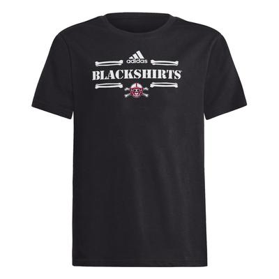 Nebraska Adidas YOUTH Blackshirts Fresh Tee